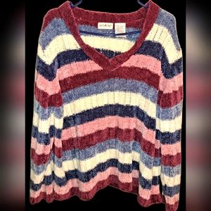 🪻🌷🌺White Stag Retro Velour Sweater XL🪻🌷🌺